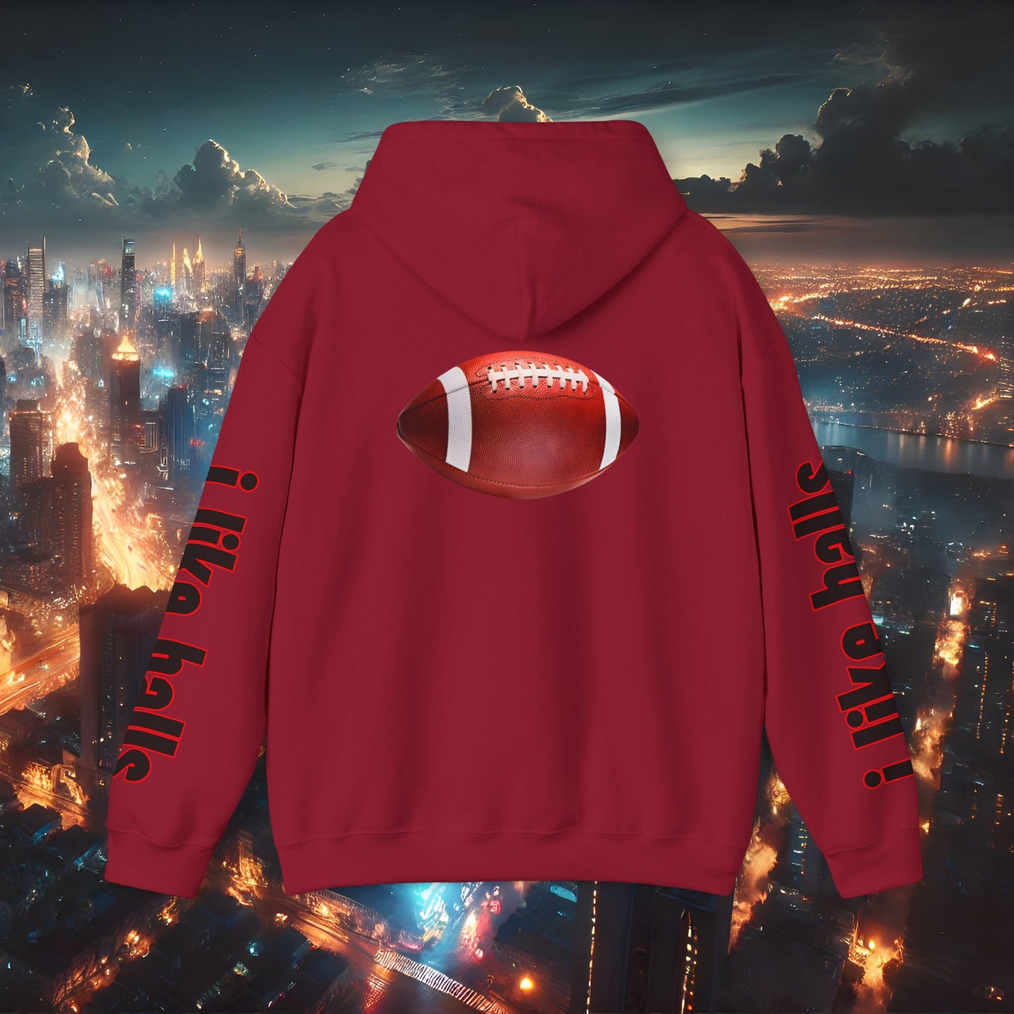 i like balls Unisex Hoodie - RECOMMEND BUYING 1 SIZE BIGGER THAN YOUR NORMAL