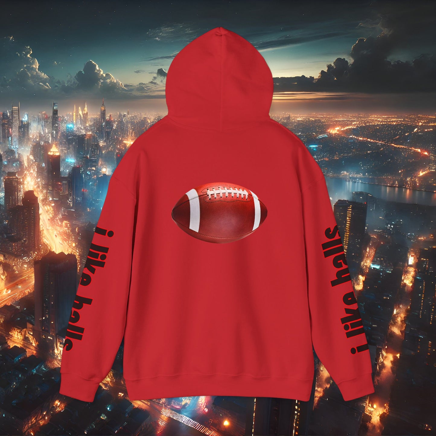 i like balls Unisex Hoodie - RECOMMEND BUYING 1 SIZE BIGGER THAN YOUR NORMAL