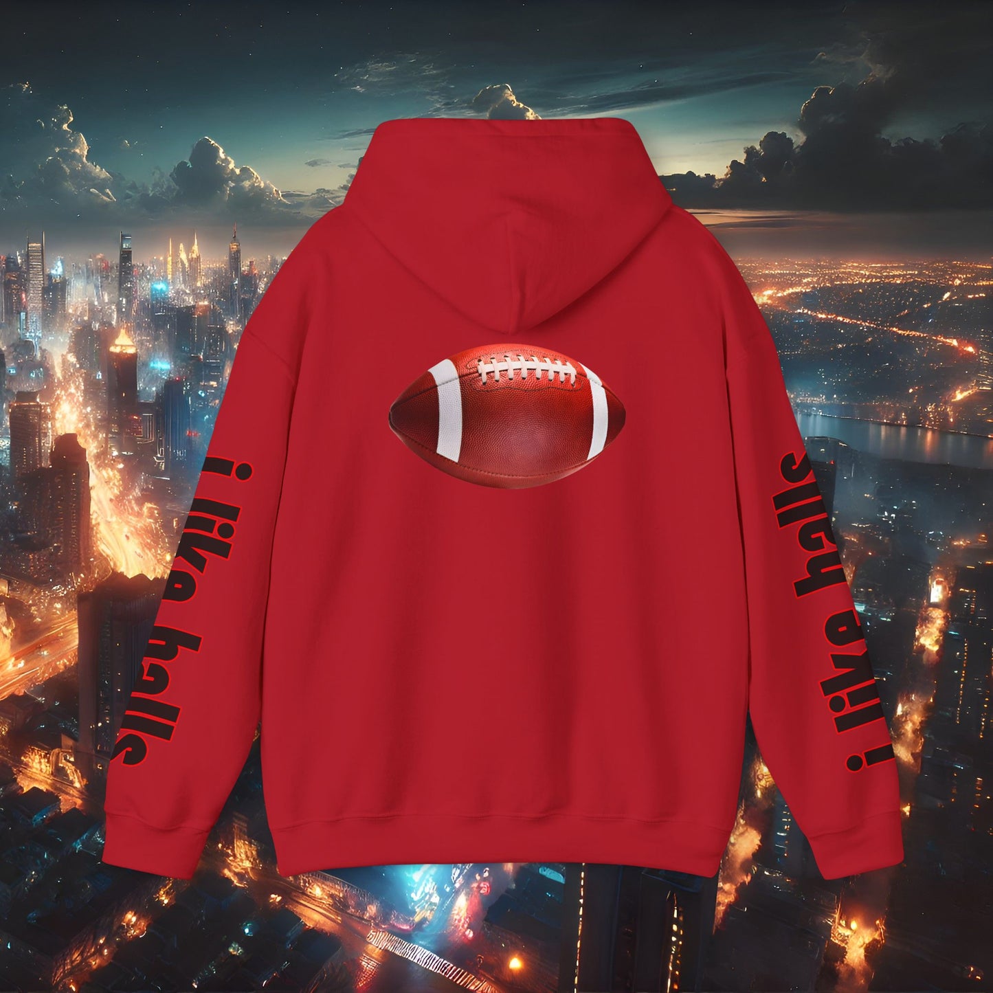 i like balls Unisex Hoodie - RECOMMEND BUYING 1 SIZE BIGGER THAN YOUR NORMAL