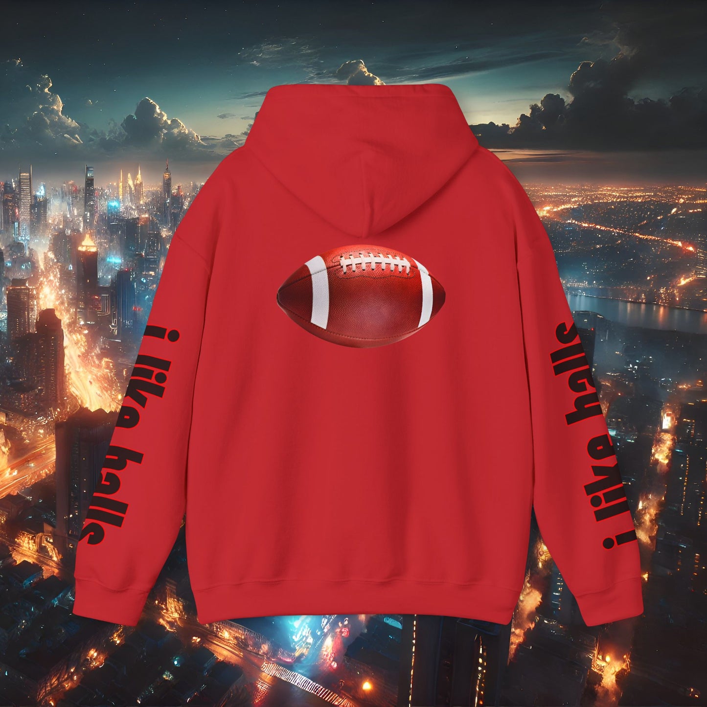 i like balls Unisex Hoodie - RECOMMEND BUYING 1 SIZE BIGGER THAN YOUR NORMAL