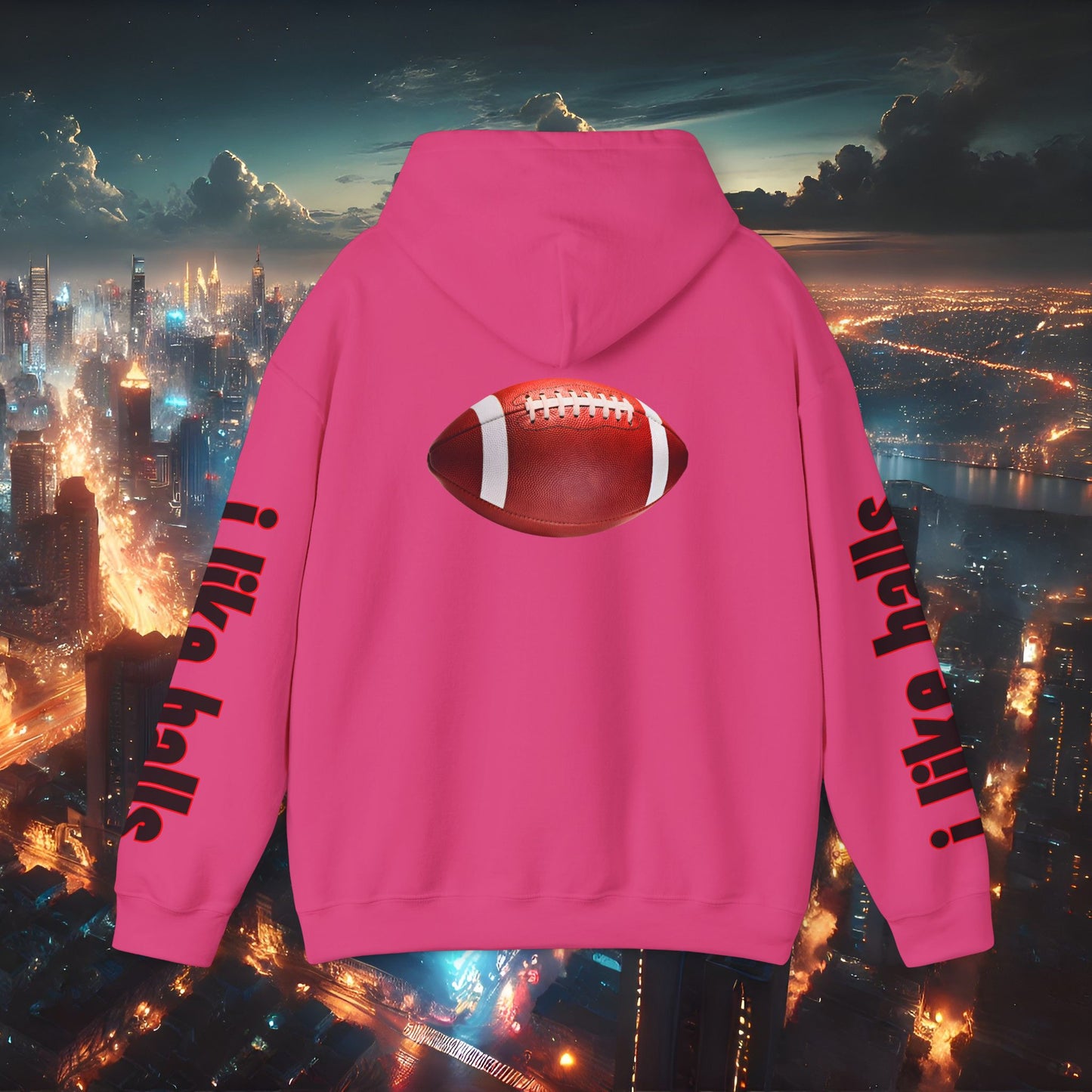 i like balls Unisex Hoodie - RECOMMEND BUYING 1 SIZE BIGGER THAN YOUR NORMAL