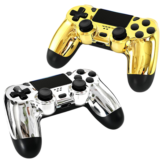 2 Pack Wireless PS4 Gold/Silver Controllers