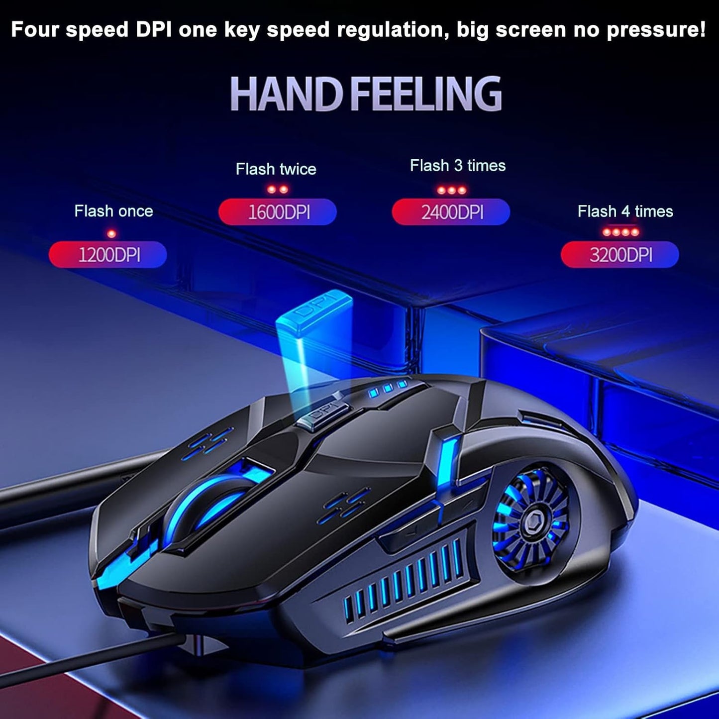 6D Colorful Gaming Mouse