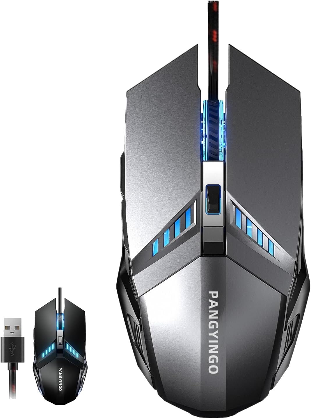 ONEUP Wired Gaming Mouse Silent Design