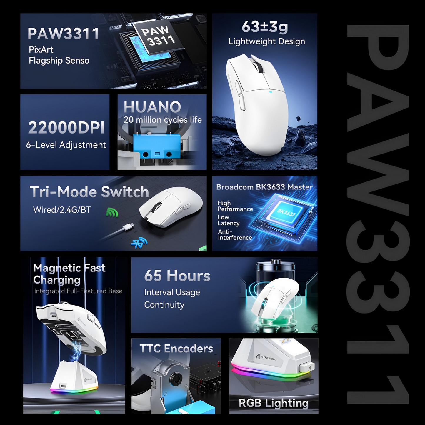 PAW3311 Gaming Mouse